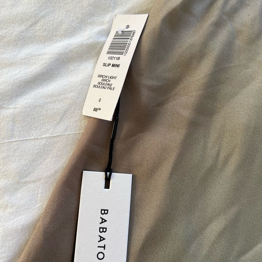 SOLD PLEASE DO NOT PURCHASE Babaton Ombré Birch Slip Skirt - Picture 2 of 4